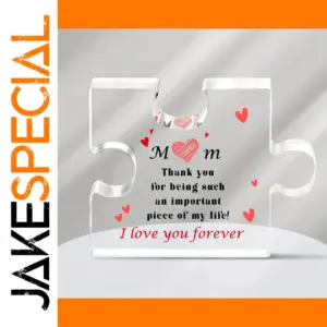 Personalized Puzzle Acrylic Plaque for Mom