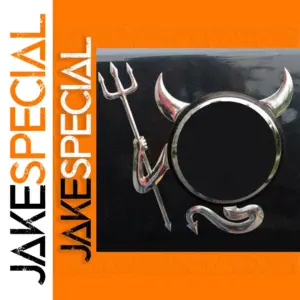 3D Little Devil Car Sticker 10x5cm