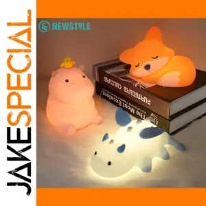 Rechargeable Silicone Animal Night Light for Kids