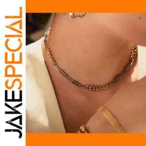 Stainless Steel Layered Necklace JDN0303018-PS