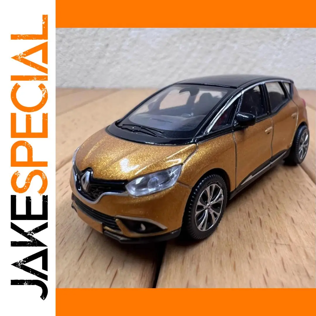 Gold Renault Scenic 1/64 Diecast Model 1 Gold Renault Scenic 1/64 Diecast Model