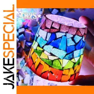 Colorful Resin Mosaic Tile Set for Crafts