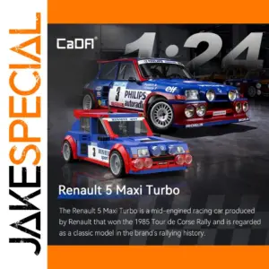 Renault Rally Car Model by CaDA 1:24 Scale