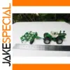 Miniature Green Tractor with Plow for Collectors