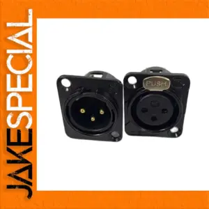 Professional 3-Pin XLR Connector for Audio