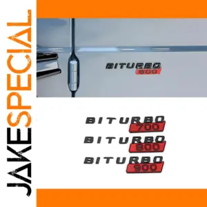 Mercedes BITURBO Logo Decal Set for Models 700-900