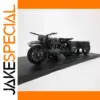 1/24 Scale Alloy Vintage Motorcycle Model with Side Trailer