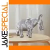 Elegant Resin Elephant Figurine with T-33yin Finish