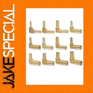 Brass 90-Degree Hose Barb Fitting