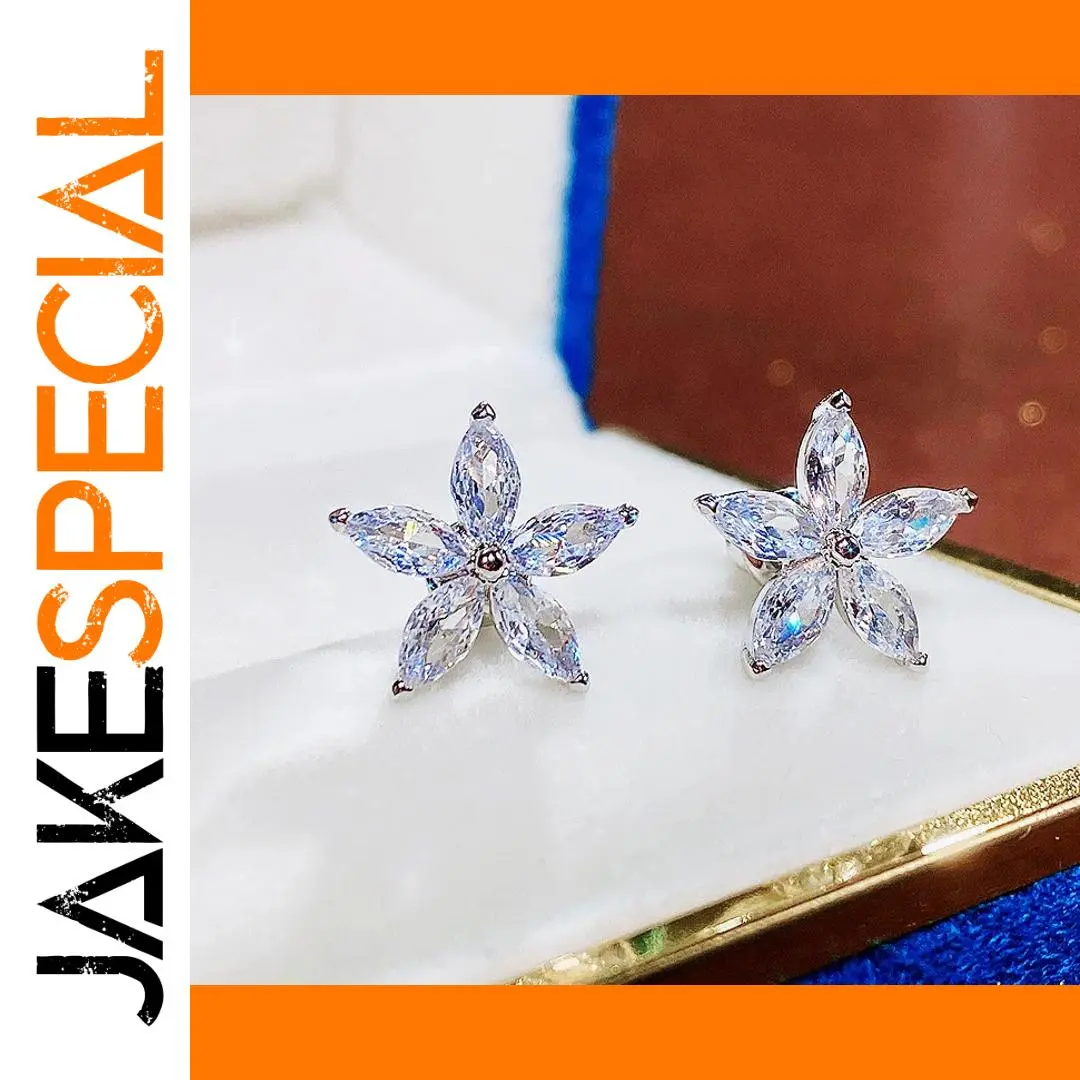 Star-Shaped Zircon Earrings for Women 1 Star-Shaped Zircon Earrings for Women