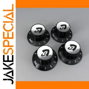 Guild Guitar Control Knobs Set in Silver or Gold