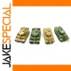 1:144 WWII Tank Model Set with 4 Military Vehicles
