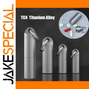 Titanium Alloy Storage Bottles Set for Outdoors