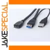 USB 3.0 Y Cable for Power & Data Transfer