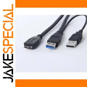 USB 3.0 Y Cable for Power & Data Transfer