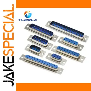 Set of 5 Heavy-Duty Serial Connectors for Reliable Data Transfer