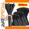 300-Pack Heavy-Duty Nylon Tie-Down Straps