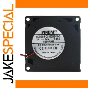50x50x10mm DC 24V Cooling Fan for Electronics