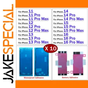 Waterproof Adhesive Stickers for iPhone Models