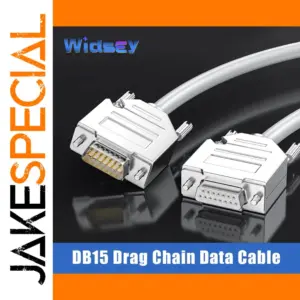 15-Pin Industrial DB15 Drag Chain Data Cable