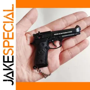 Miniature 92F Pistol Keychain in Metal