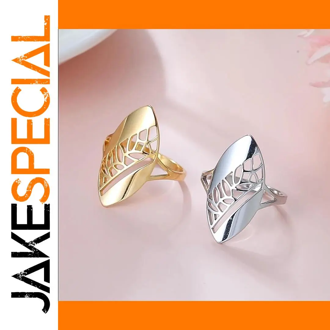 Elegant Ethnic Stainless Steel Ring for Women 1 Elegant Ethnic Stainless Steel Ring for Women