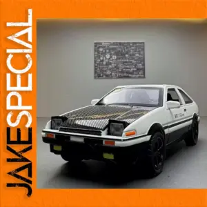 White Toyota AE86 Miniature Car Replica