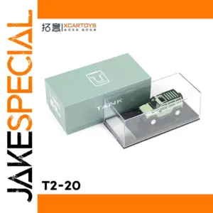 Vintage Green Tank 300 02 Model Car 1:64 Scale