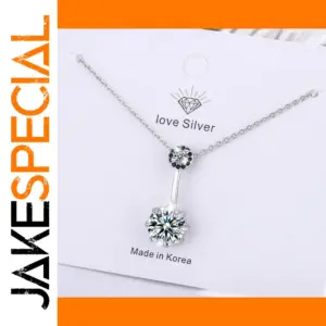 Elegant Silver Pendant Necklace for Women