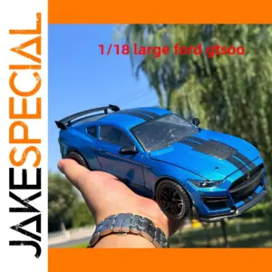 Blue Ford Mustang GT500 1:18 Diecast Model
