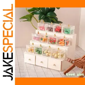 Miniature Tiered Display Rack for Dollhouses