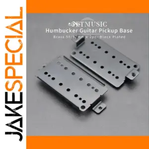 Black Brass Humbucker Pickup Base Plates for LP Styles