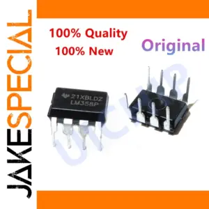 Set of 10 LM358P/LM358N DIP-8 ICs