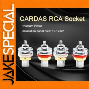 Premium Panel Mount RCA Female Socket Connectors