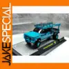 Vibrant Turquoise 1975 Silverado Diecast Model
