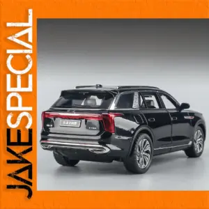 Black 1:24 Scale Hong Qi E-HS9 Model Car