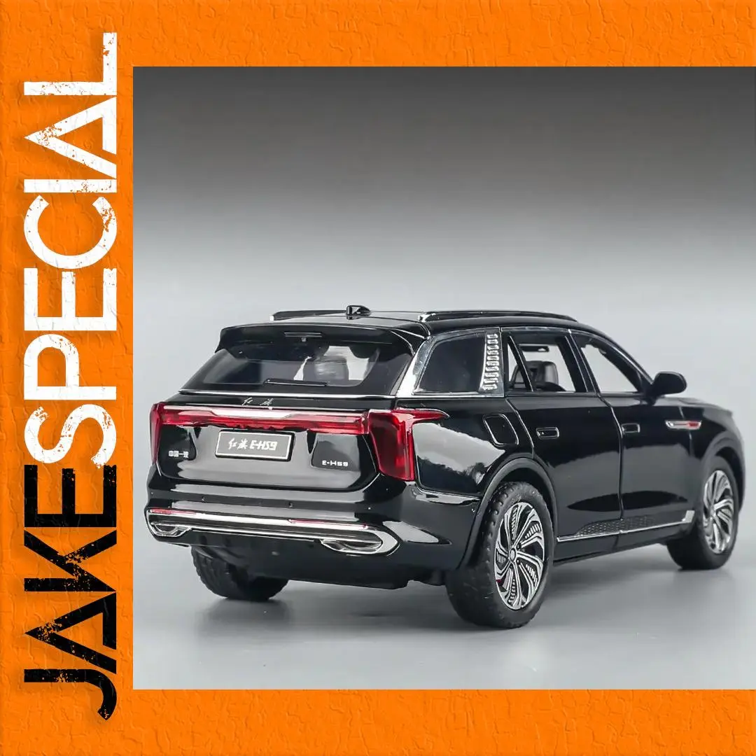 Black 1:24 Scale Hong Qi E-HS9 Model Car 1 Black 1:24 Scale Hong Qi E-HS9 Model Car