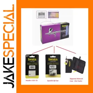 Metallic Precision Airbrush with 0.3mm Nozzle