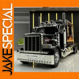 Black 1:24 Scale Peterbilt 389 Diecast Model