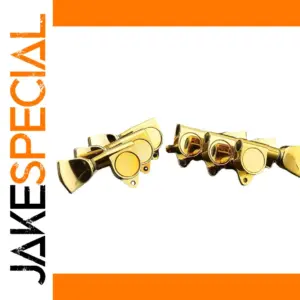 Gold and Chrome Guitar Tuners Set