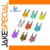 Set of 10 Colorful Automotive Fuses