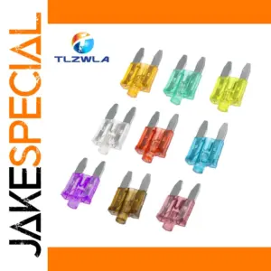 Set of 10 Colorful Automotive Fuses