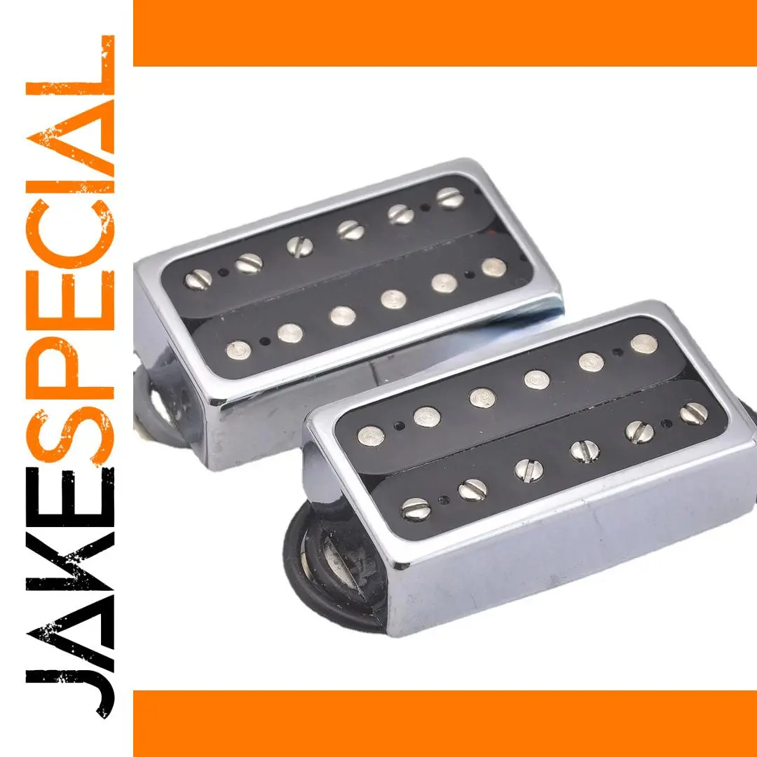 Chrome Humbucker Pickups for Electric Guitar 1 Chrome Humbucker Pickups for Electric Guitar