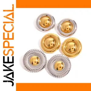 Versatile Stainless Steel Earrings Set