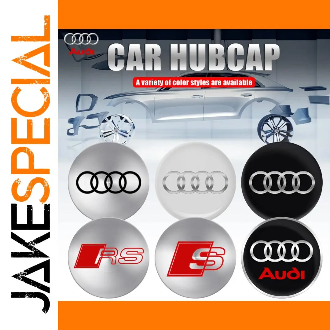 Premium Aluminum Wheel Center Stickers Set 1 Premium Aluminum Wheel Center Stickers Set