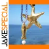 Stainless Steel Gold Starfish Pendant Necklace