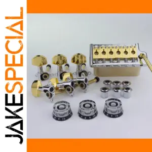 PRS-Style Gold and Silver Guitar Bridge Kit