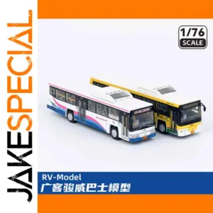Guangzhou Bus 1/76 Diecast Model in Vibrant Colors
