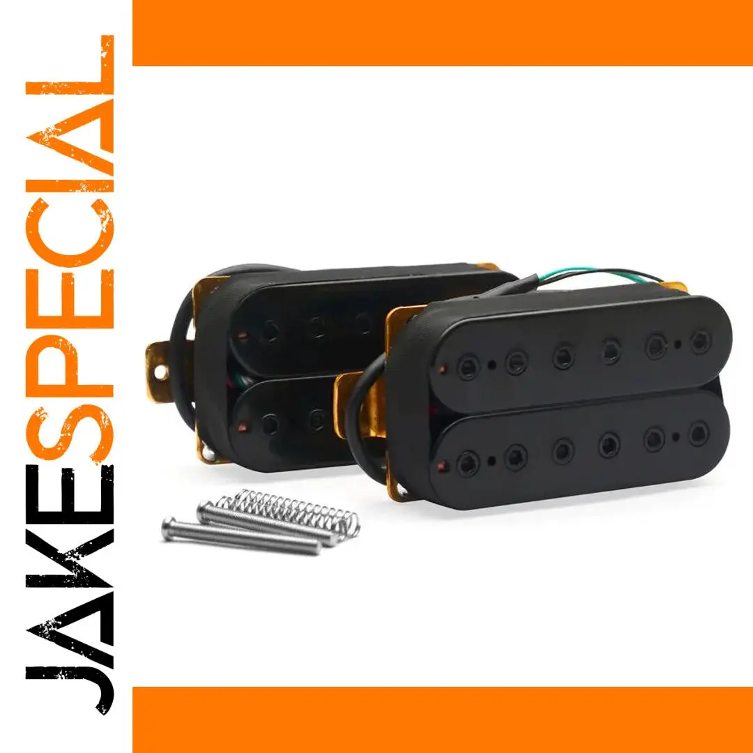 Black 6-String Humbucker Pickup for Guitars 1 Black 6-String Humbucker Pickup for Guitars