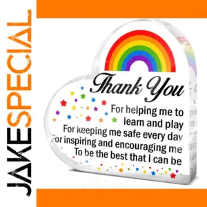 Bright Heart Acrylic Keepsake for Teachers